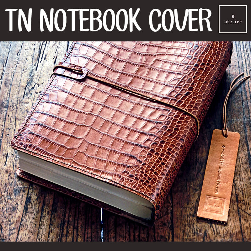 R.atelier A5 TN Leather Notebook Journal Cover Folio