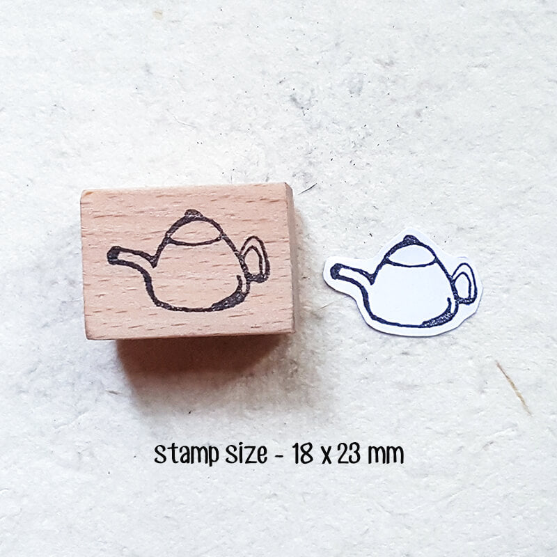 Espresso Coffee Lovers Mini Scrapbooking Wooden Stamp