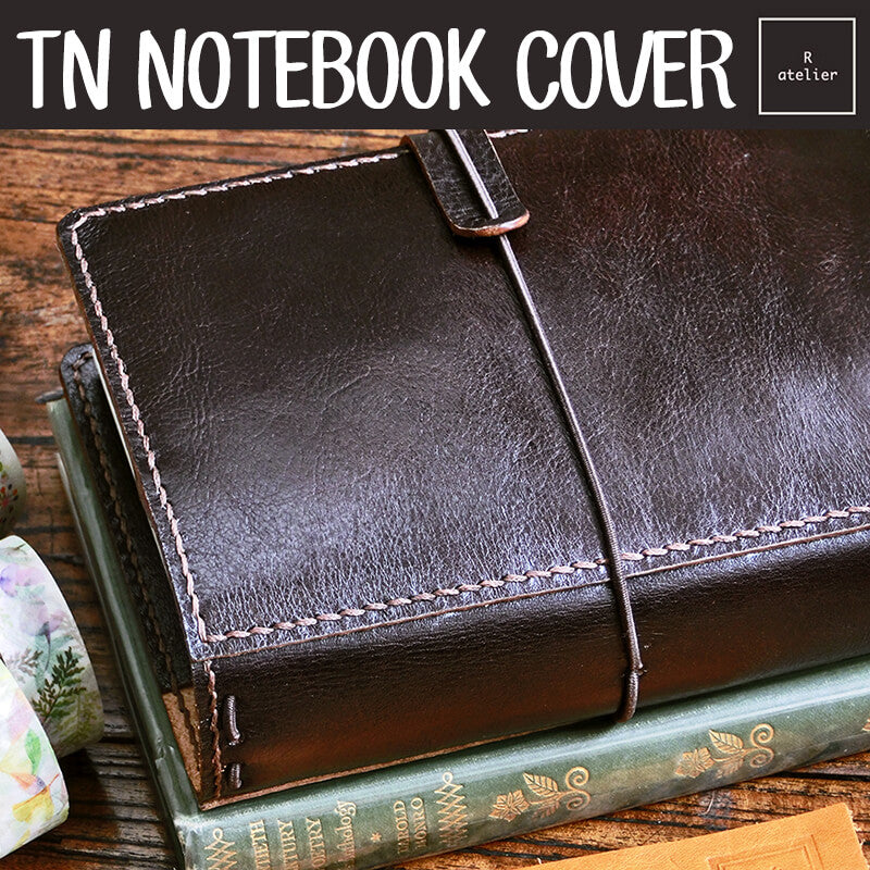 R.atelier A6 TN Leather Notebook Cover Folio