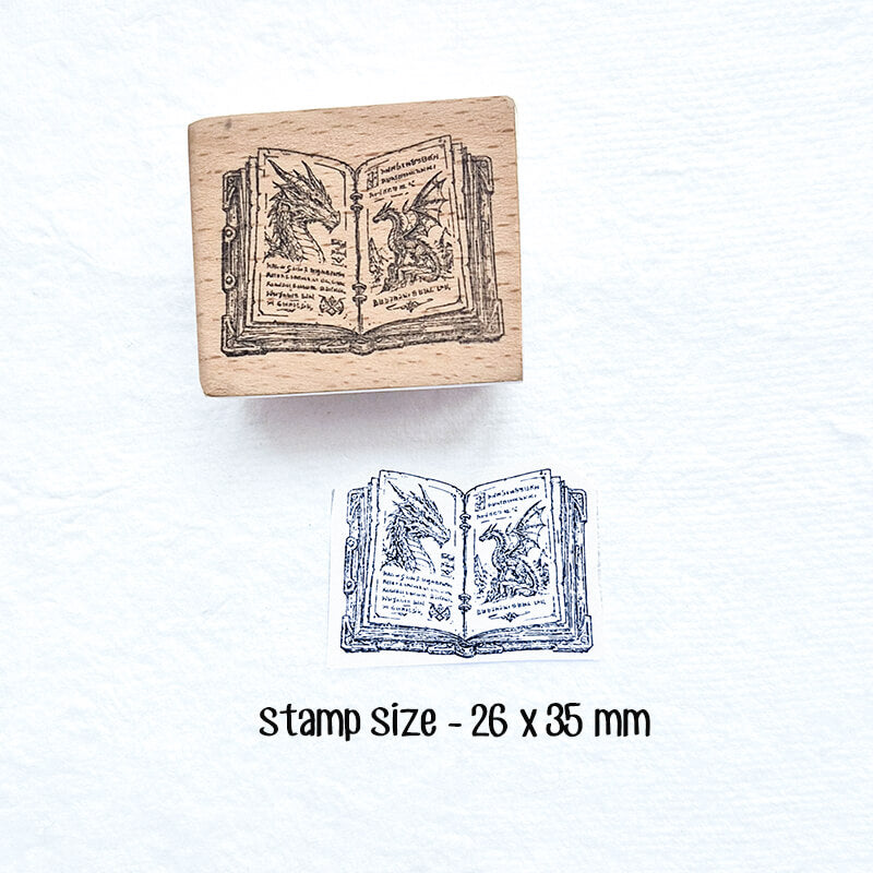 Wizard & Knight, Dungeons & Dragons Fantasy World Scrapbooking Stamp