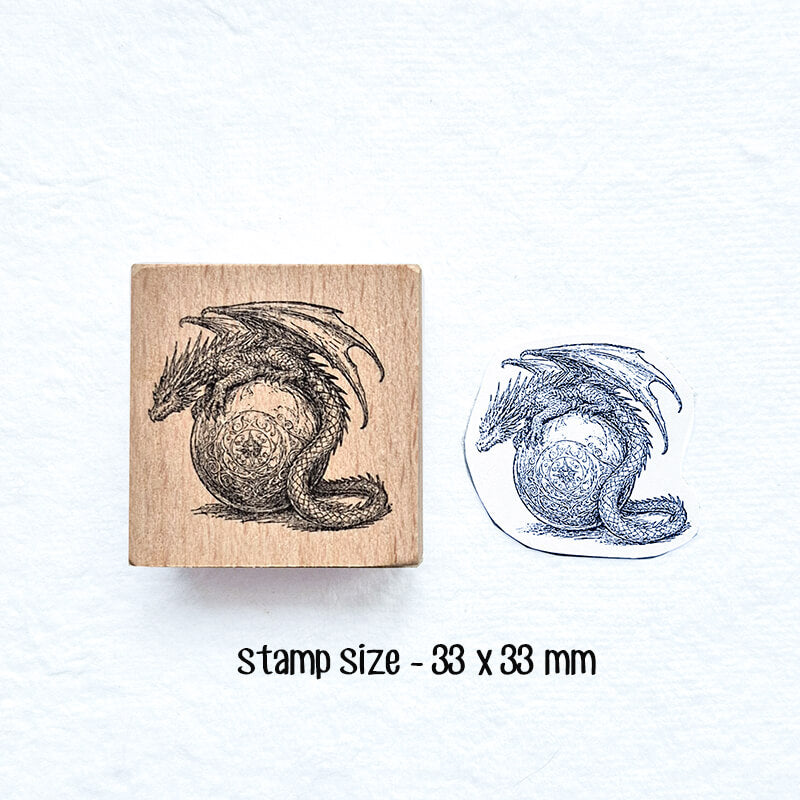 Wizard & Knight, Dungeons & Dragons Fantasy World Scrapbooking Stamp