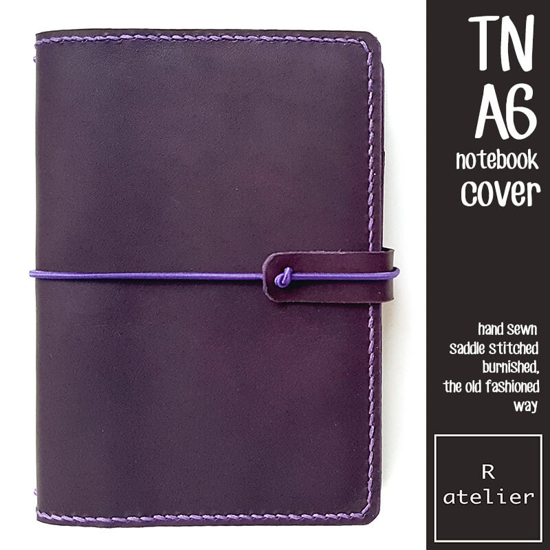 R.atelier A6 TN Leather Notebook Journal Cover Folio