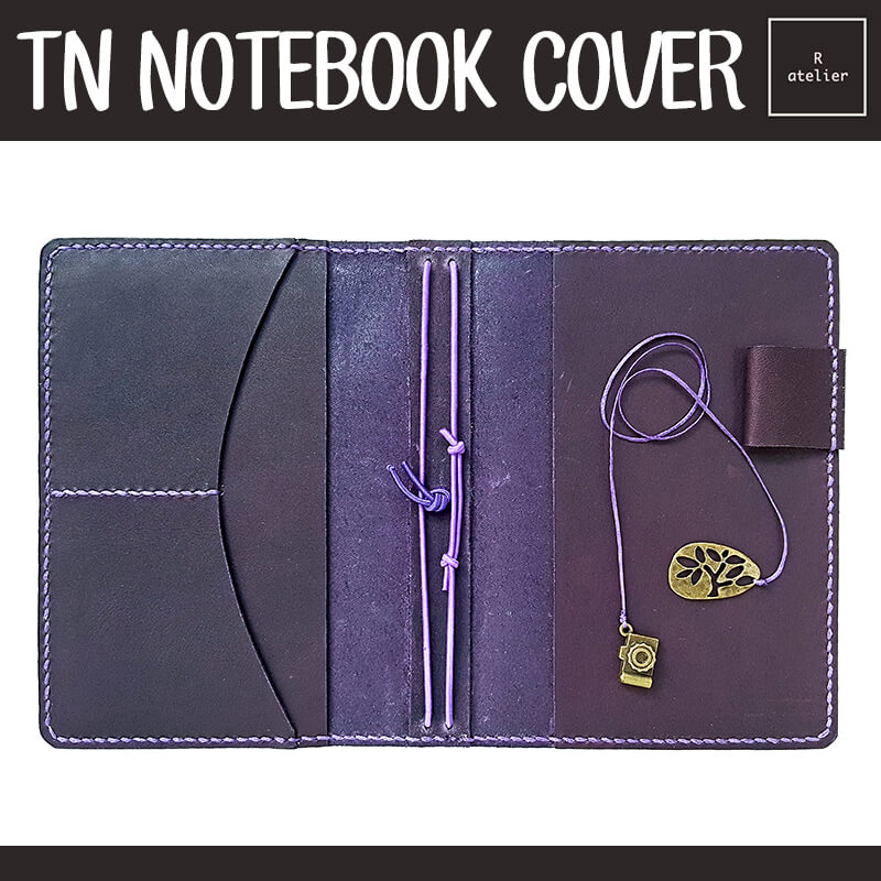 R.atelier A6 TN Leather Notebook Journal Cover Folio