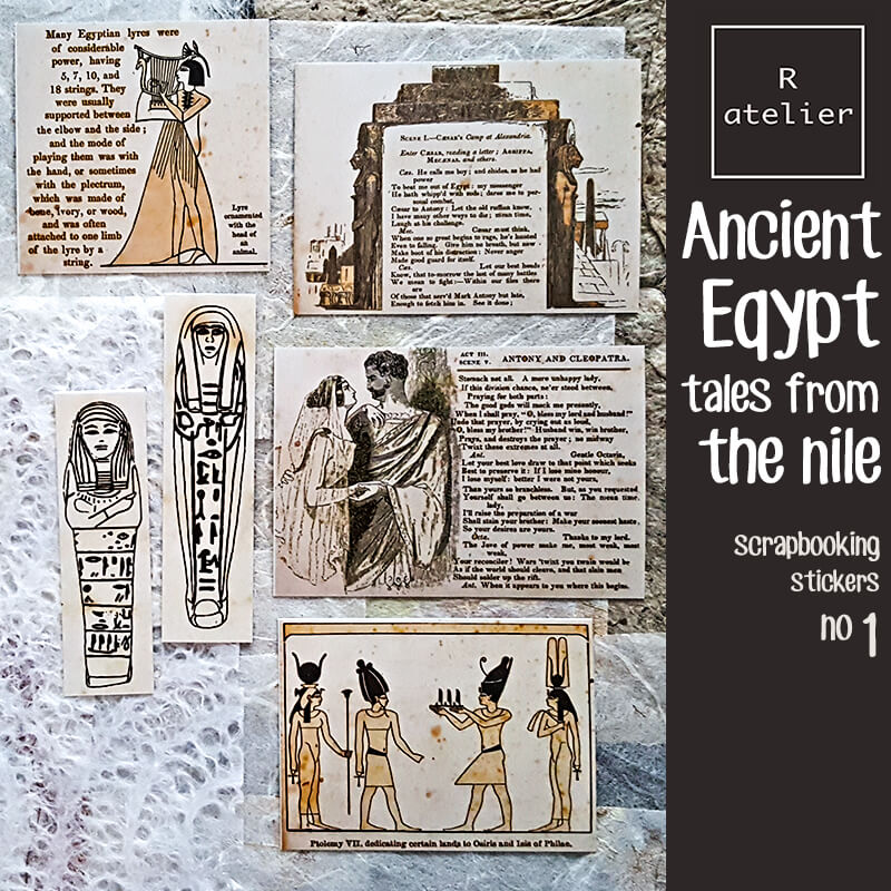 Ancient Egypt Series Scrapbooking Stickers