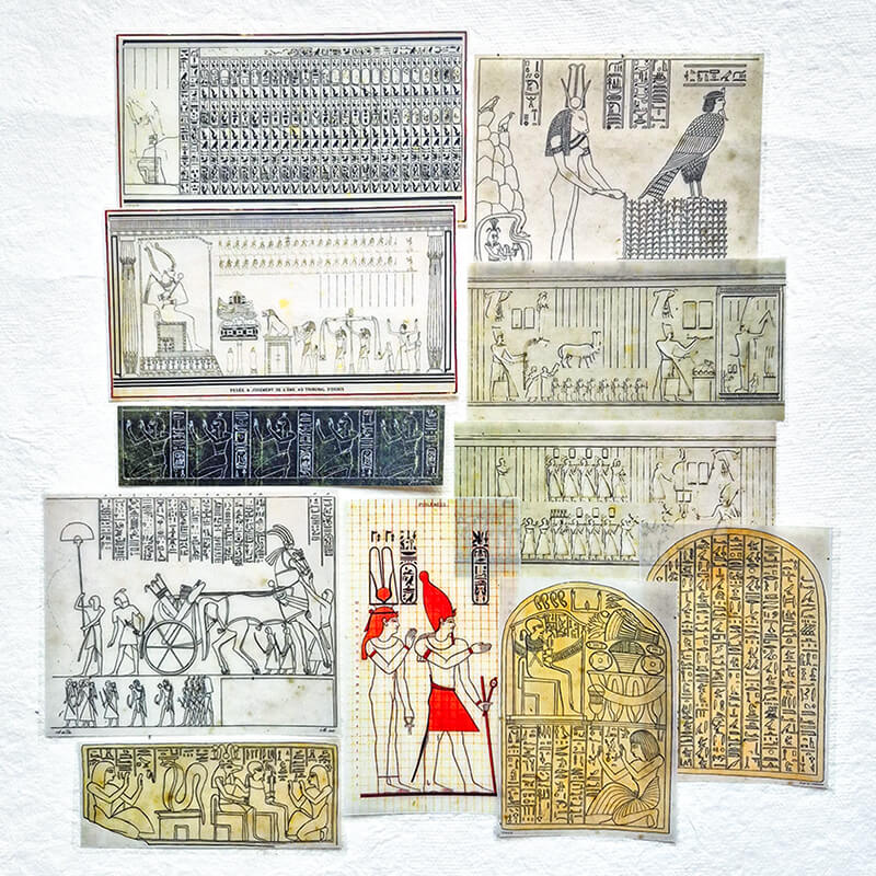 Ancient Egypt Tales from the Nile (2) Ephemera Junk Journal Scrapbooking Box