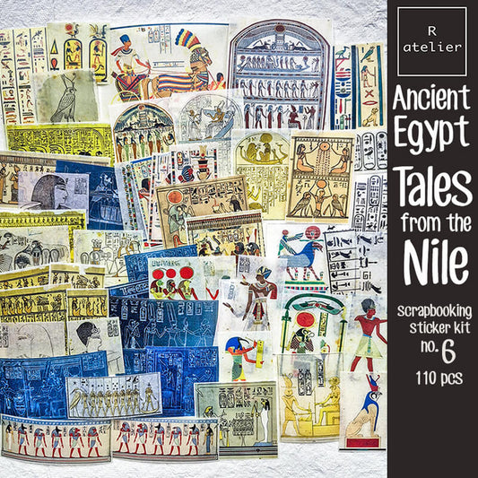 Ancient Egypt Archaeology Scrapbooking Stickers