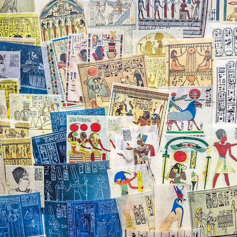 Ancient Egypt Archaeology Scrapbooking Stickers