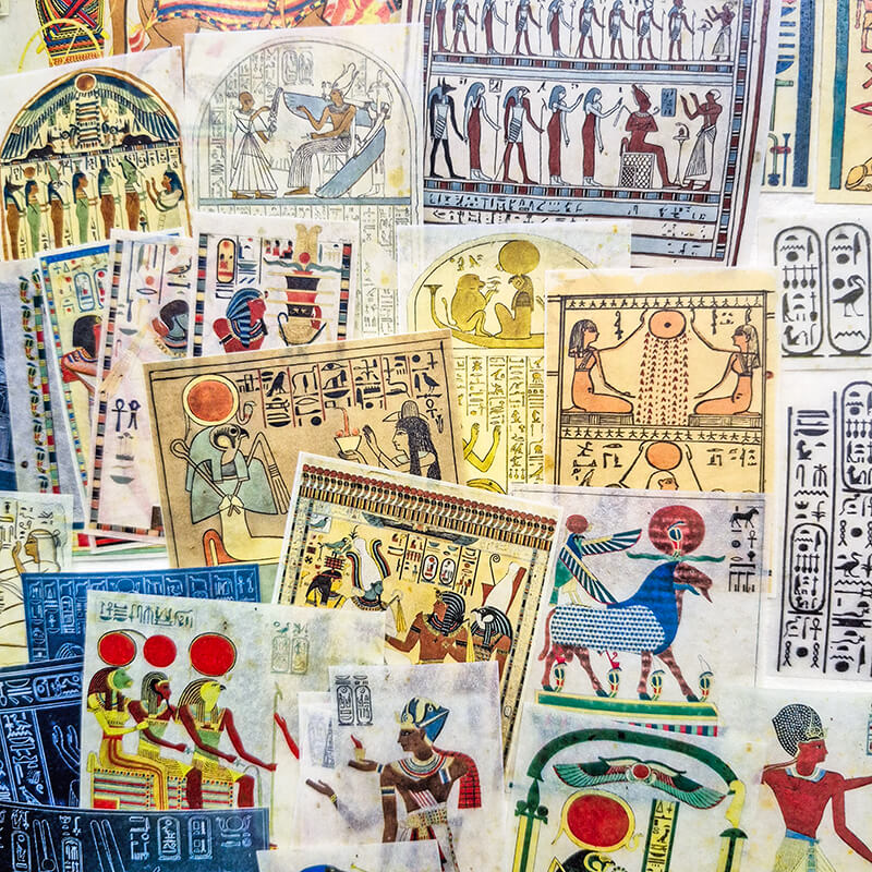 Ancient Egypt Archaeology Scrapbooking Stickers