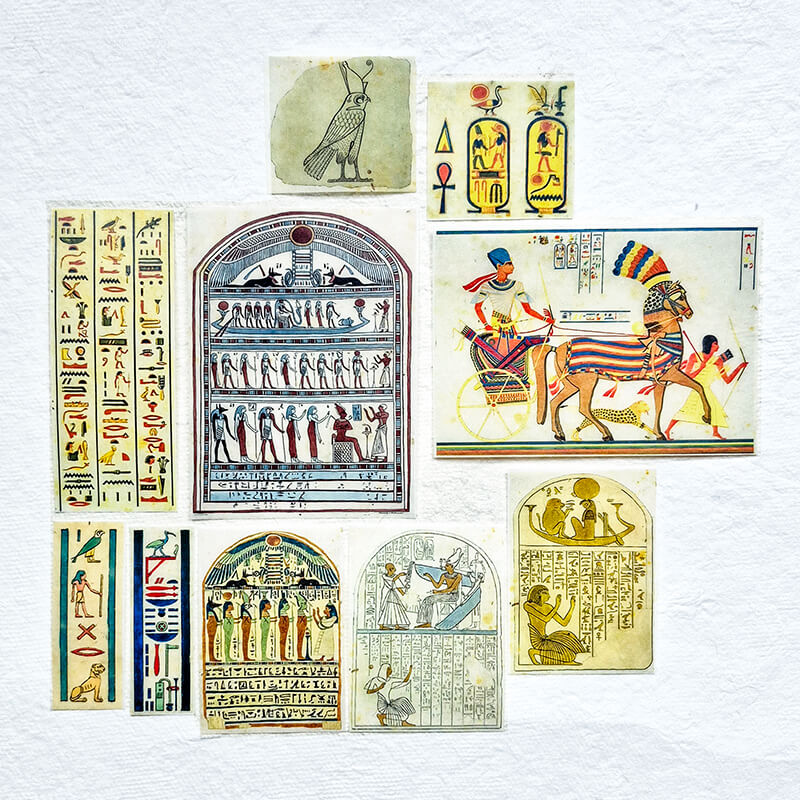 Ancient Egypt Archaeology Scrapbooking Stickers