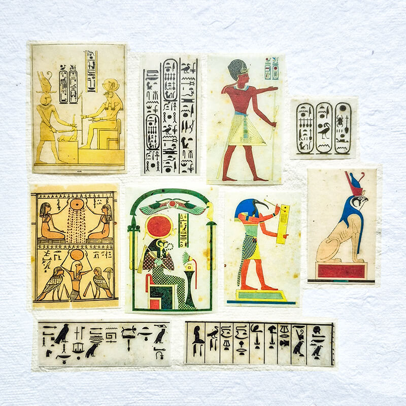 Ancient Egypt Archaeology Scrapbooking Stickers