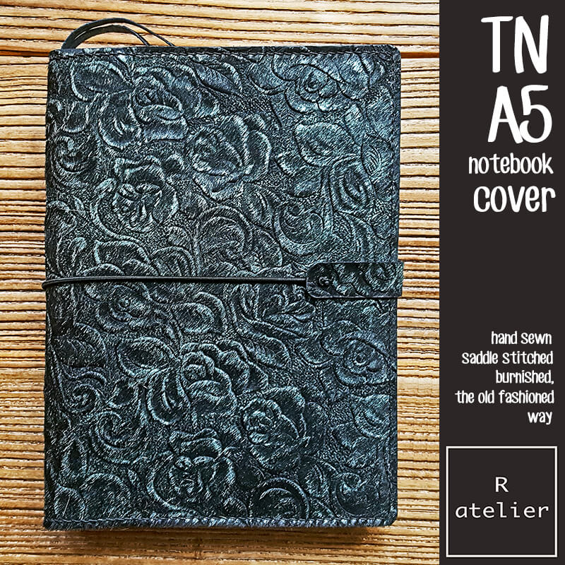 R.atelier A5 TN Leather Notebook Journal Cover Folio