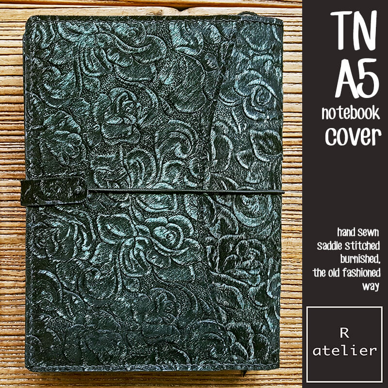 R.atelier A5 TN Leather Notebook Journal Cover Folio