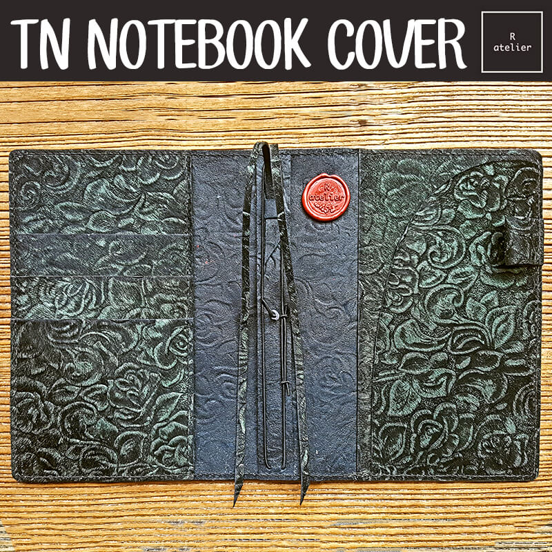 R.atelier A5 TN Leather Notebook Journal Cover Folio