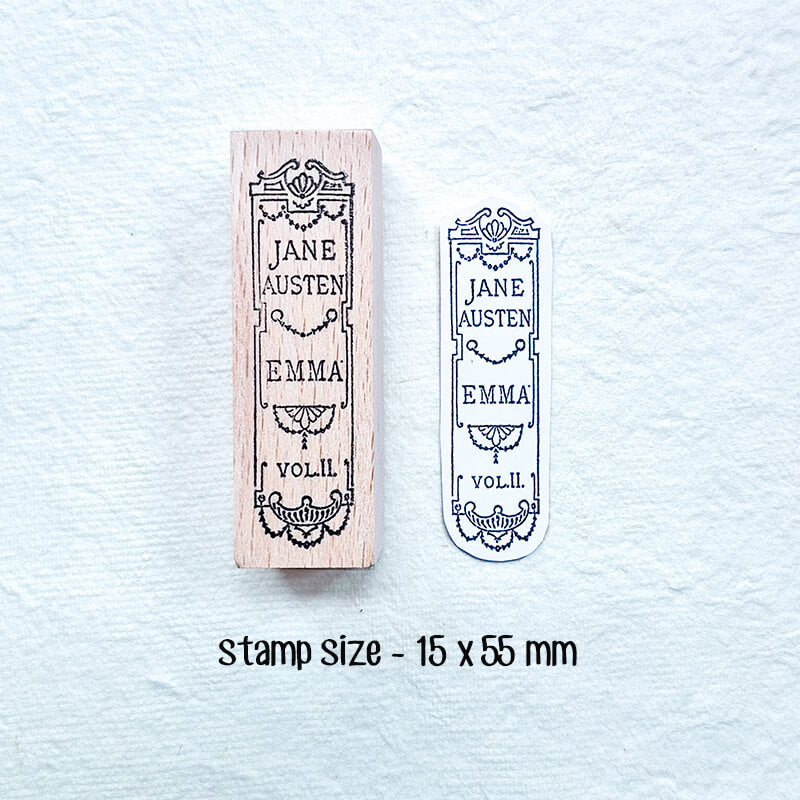 Jane Austen Letters Quotes Scrapbooking Wooden Stamp