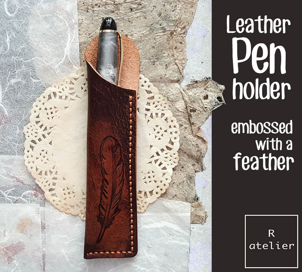 Leather Pen Holder