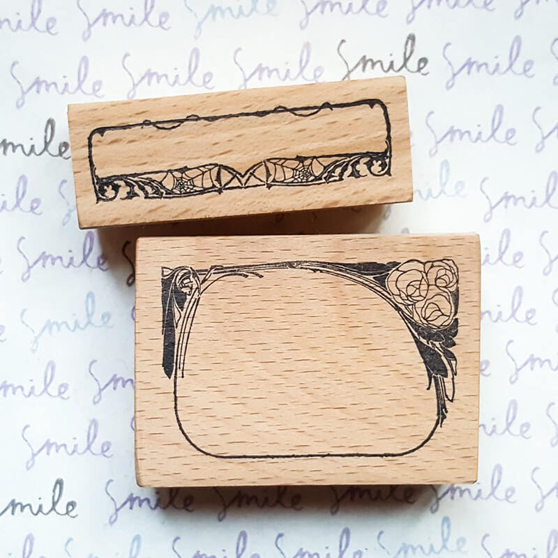 Frames Labels Borders Scrapbooking Wooden Stamps