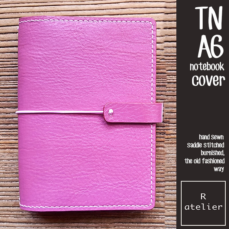 R.atelier A6 TN Leather Notebook Journal Cover Folio