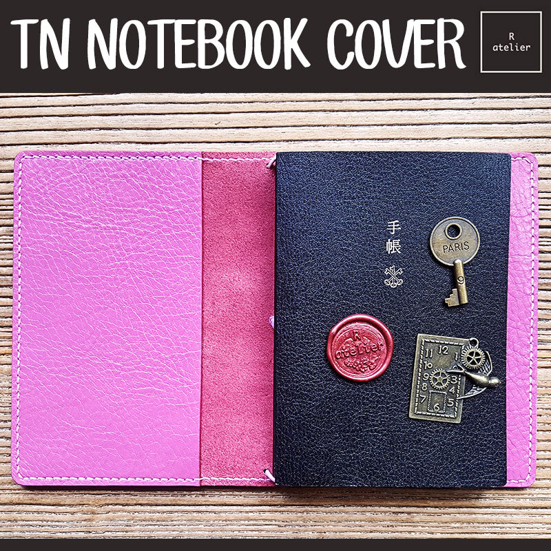 R.atelier A6 TN Leather Notebook Journal Cover Folio