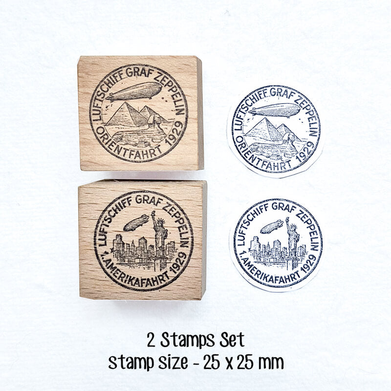 Commemorative 1st Flight Air Mail Postmarks Scrapbooking Wooden Stamp