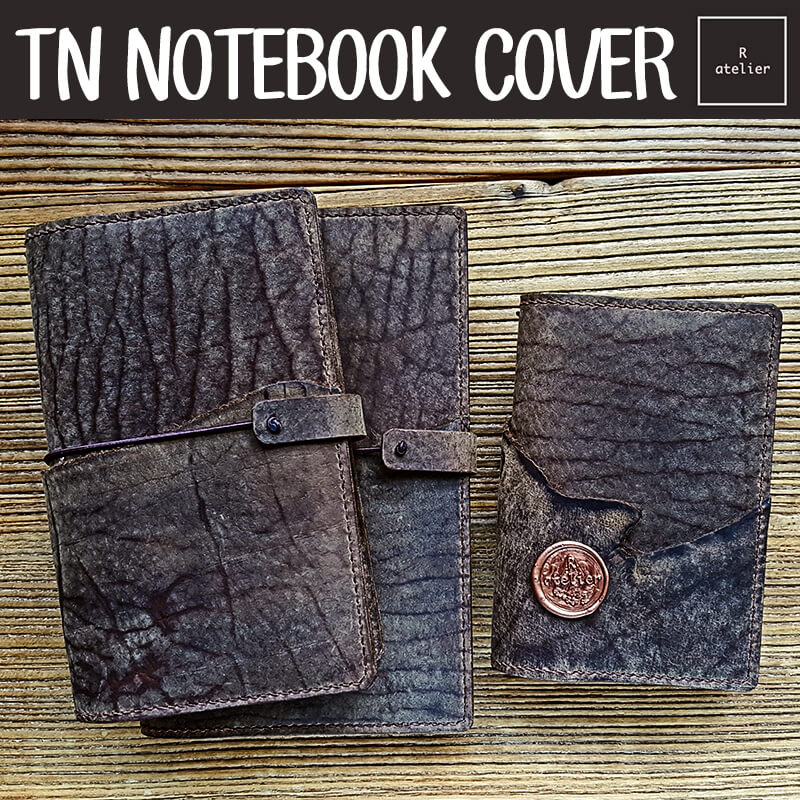 R.atelier A5 TN Leather Notebook Journal Cover Folio