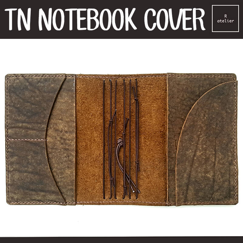 R.atelier A6 TN Leather Notebook Journal Cover Folio