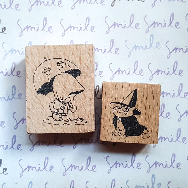 Halloween Trick-or-Treat Hocus Pocus Scrapbooking Wooden Stamps