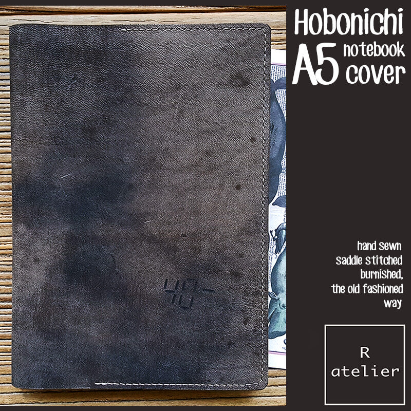 R.atelier Hobonichi A5 Leather Notebook Folio Cover