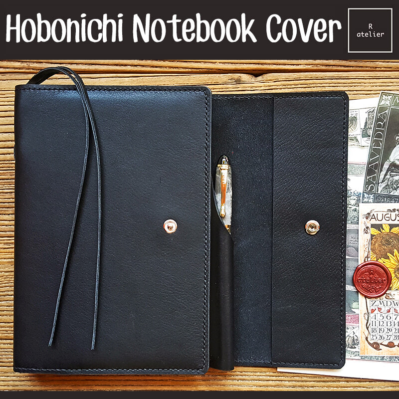 R.atelier Hobonichi Techo A5 Cousin Leather Trifold Notebook Folio Cover