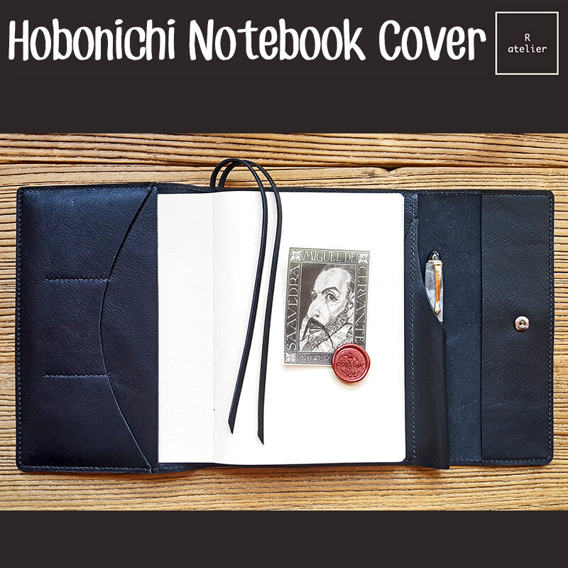 R.atelier Hobonichi Techo A5 Cousin Leather Trifold Notebook Folio Cover