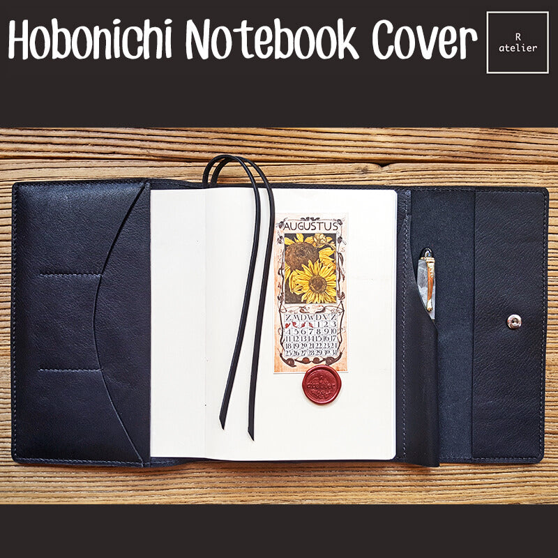 R.atelier Hobonichi Techo A5 Cousin Leather Trifold Notebook Folio Cover