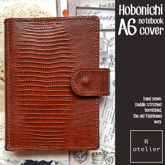 R.atelier Hobonichi A6 Leather Notebook Folio Cover