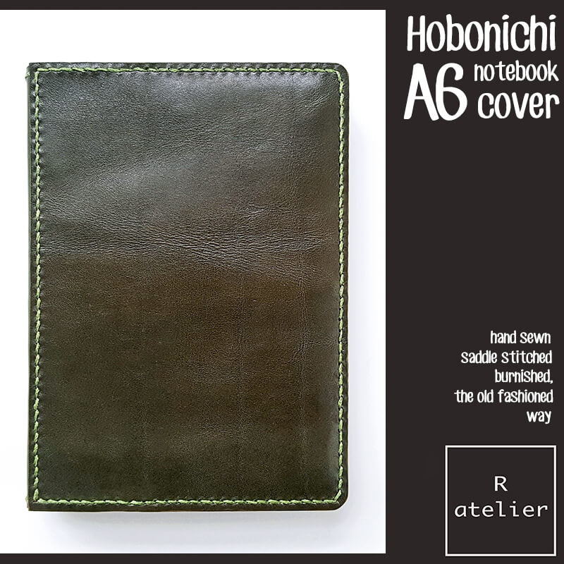 R.atelier Hobonichi A6 Leather Notebook Folio Cover