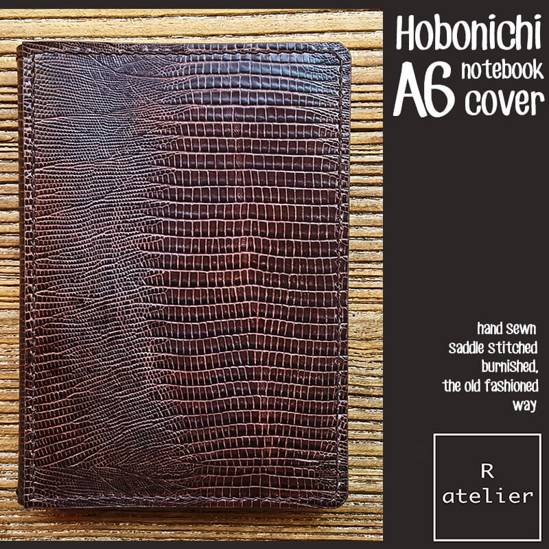 R.atelier Hobonichi A6 Leather Notebook Folio Cover