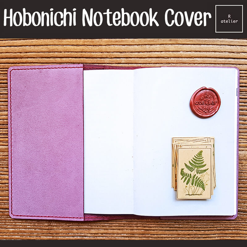 "love affair with life" | R.atelier Exclusive Hobonichi A6 Leather Notebook Folio Cover