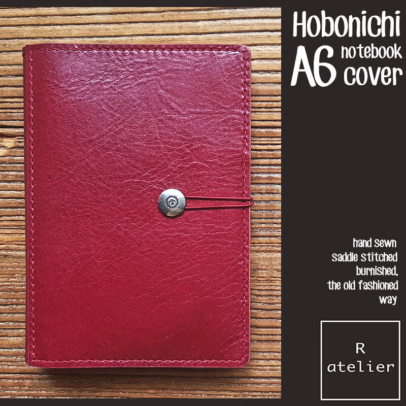 R.atelier Hobonichi A6 Leather Notebook Folio Cover