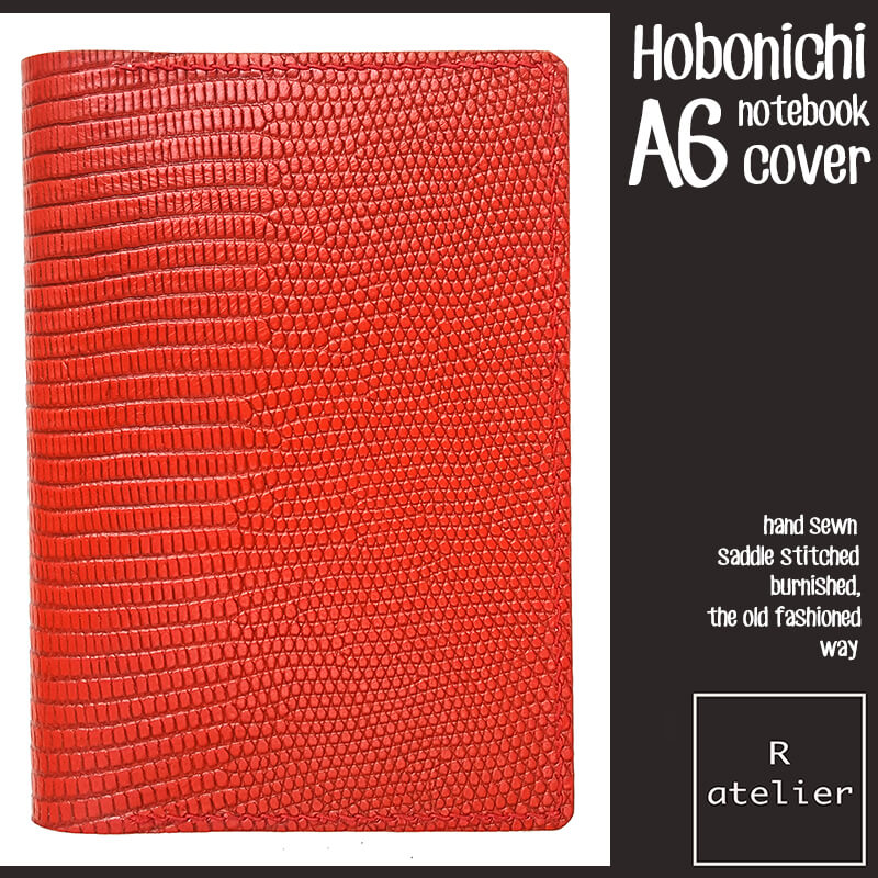 R.atelier Hobonichi A6 Leather Notebook Folio Cover