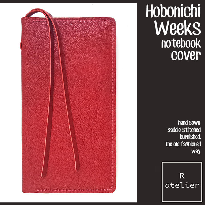 R.atelier Hobonichi Weeks Mega Leather Notebook Folio Cover