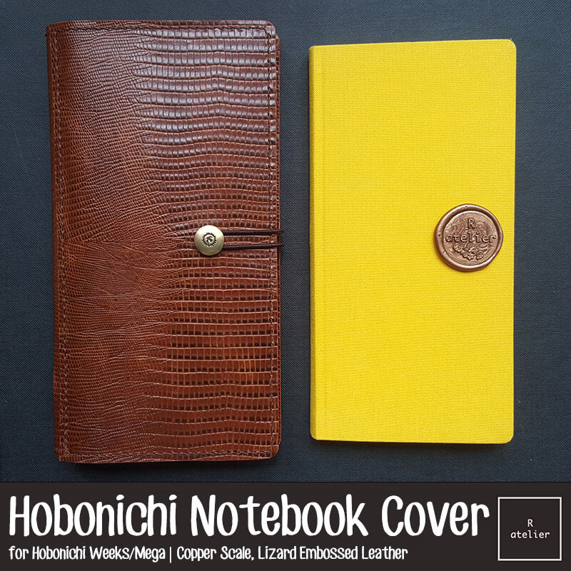 R.atelier Hobonichi Weeks Mega Leather Notebook Folio Cover