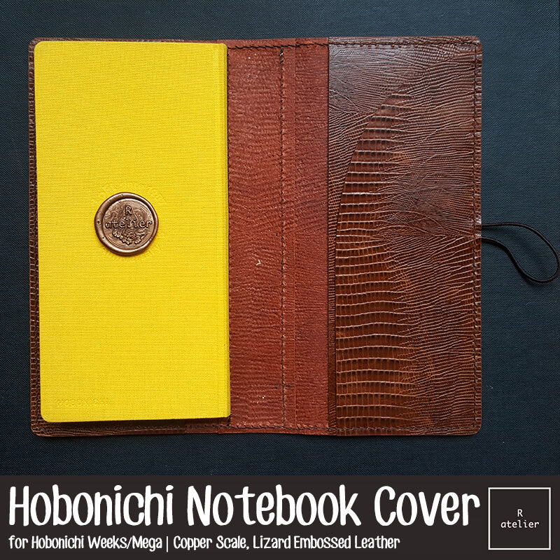 R.atelier Hobonichi Weeks Mega Leather Notebook Folio Cover