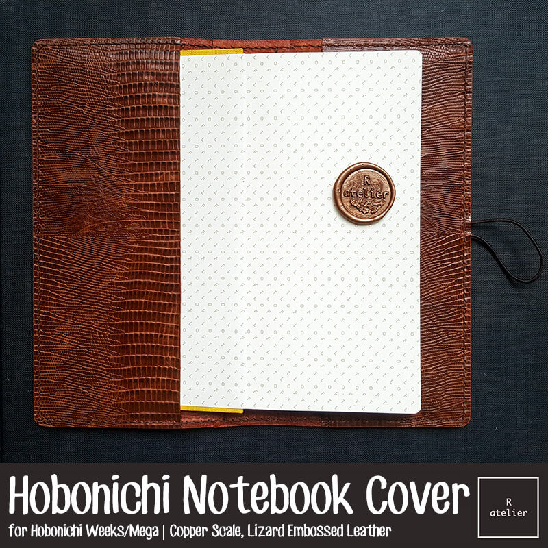 R.atelier Hobonichi Weeks Mega Leather Notebook Folio Cover