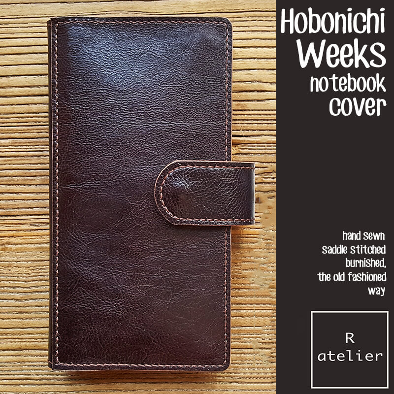 R.atelier Hobonichi Weeks Mega Leather Notebook Folio Cover