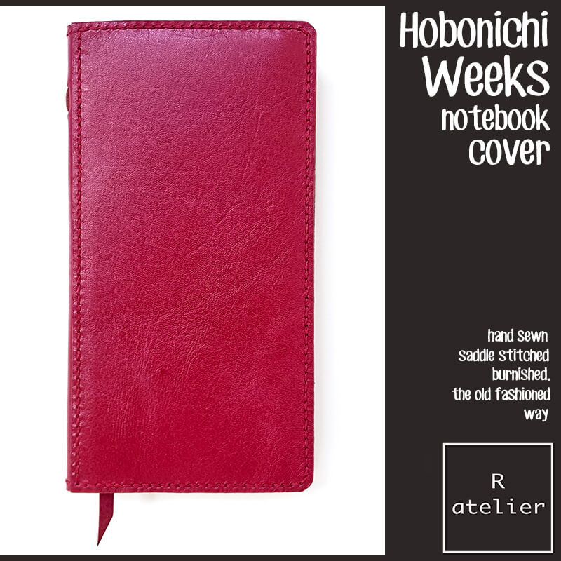 R.atelier Hobonichi Weeks Mega Leather Notebook Folio Cover