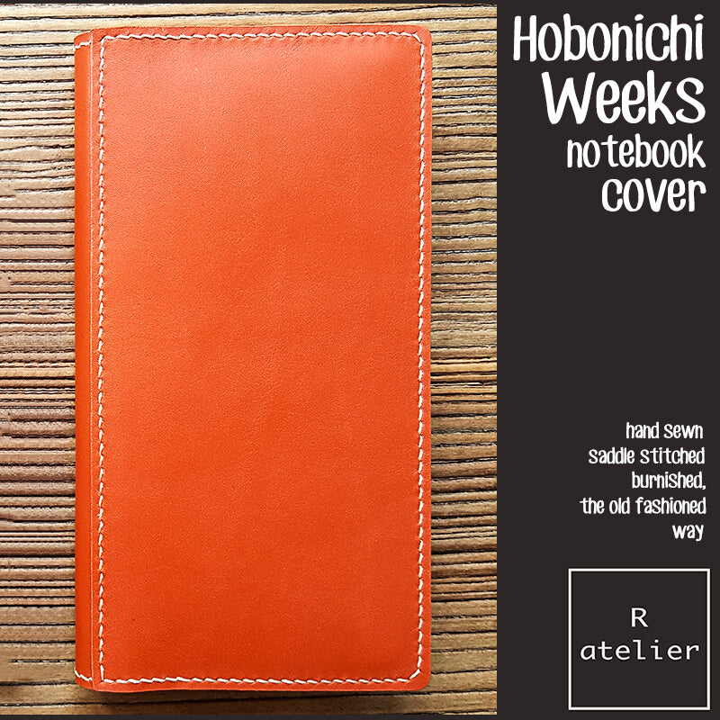 R.atelier Hobonichi Weeks Mega Leather Notebook Folio Cover