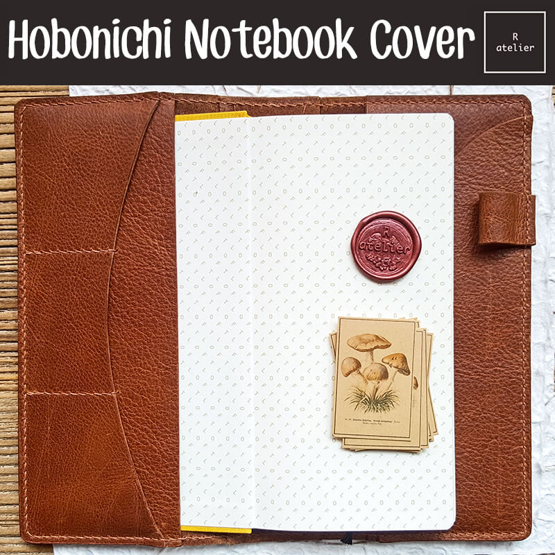 R.atelier Hobonichi Weeks Mega Leather Notebook Folio Cover