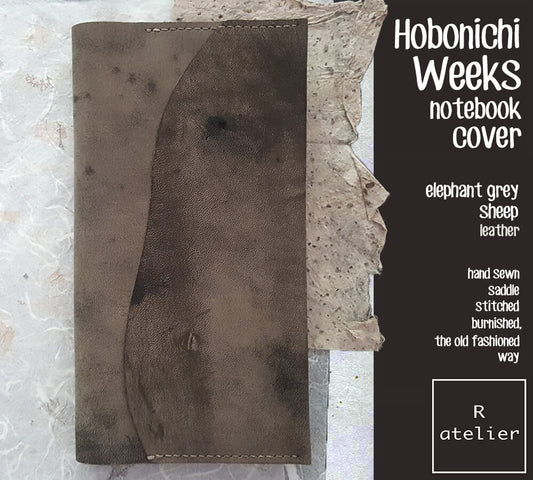 Leather Notebook Cover | Hobonichi Weeks Mega (FREE SHIP DEALS)