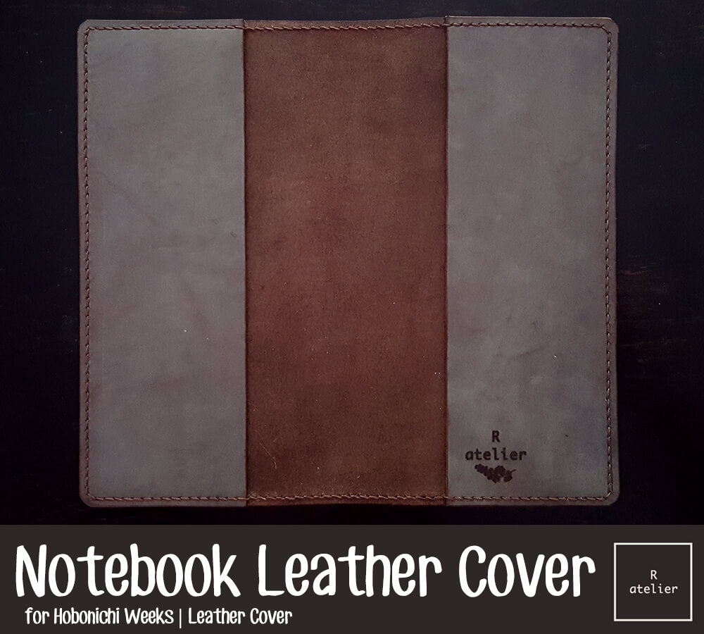 Leather Notebook Cover | Hobonichi Weeks Mega (FREE SHIP DEALS)