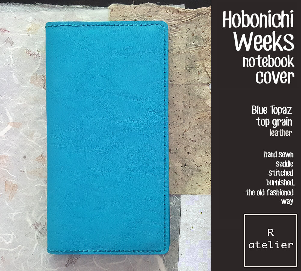 Leather Notebook Cover | Hobonichi Weeks Mega (FREE SHIP DEALS)