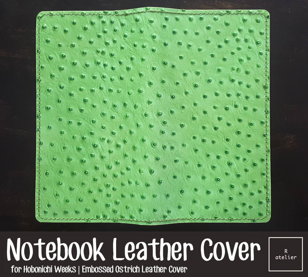 Leather Notebook Cover | Hobonichi Weeks Mega (FREE SHIP DEALS)