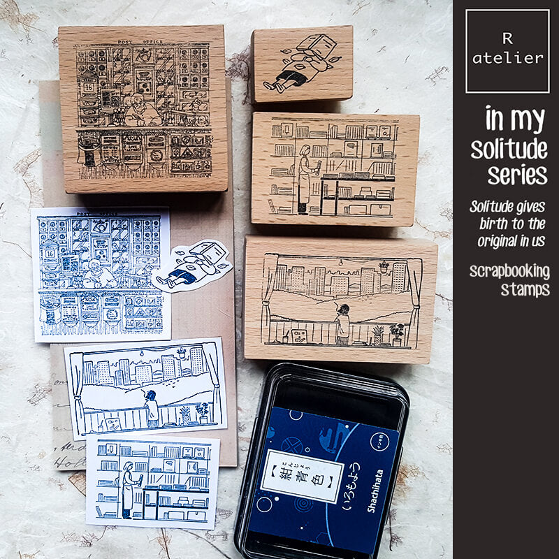 in my solitude daily life Scrapbooking Wooden Stamps