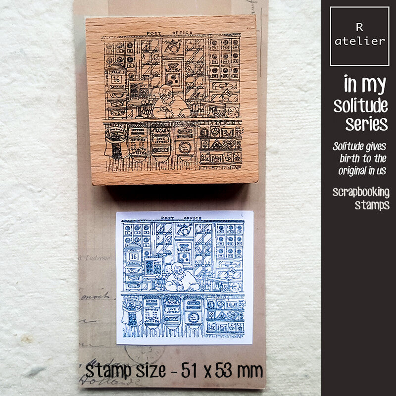 in my solitude daily life Scrapbooking Wooden Stamps